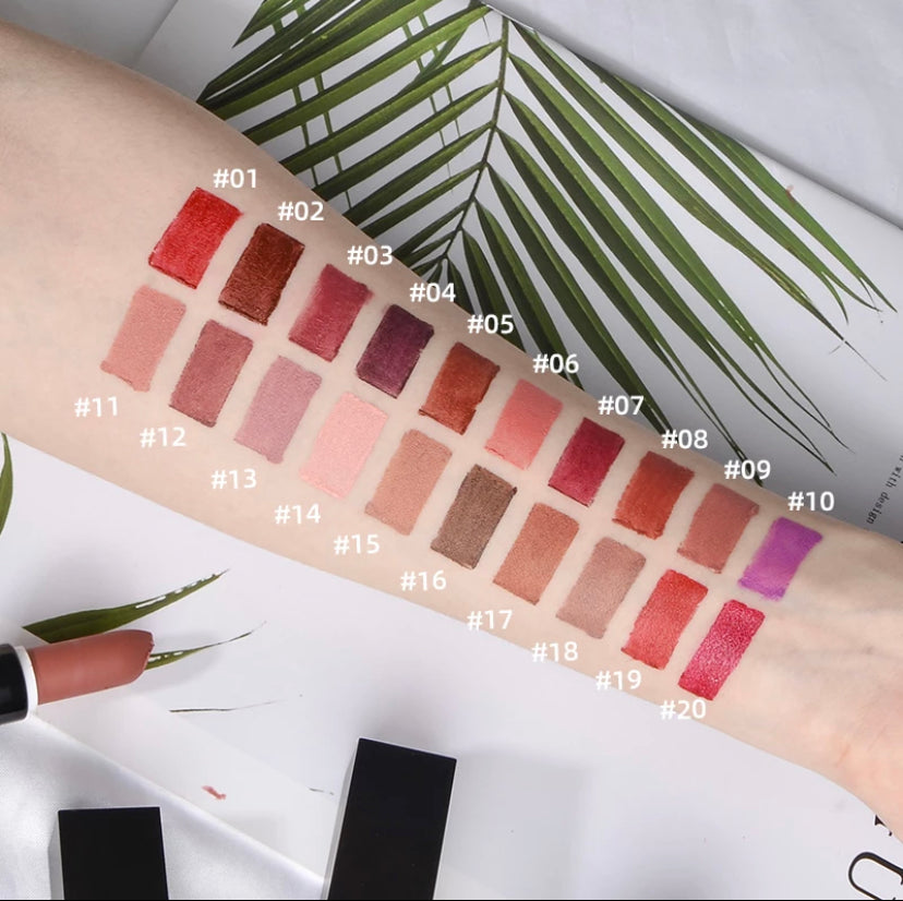 Organic Velvet Matte lipsticks